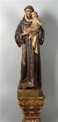Hl. Antonius mit Jesuskind, - Folk art and sculptures