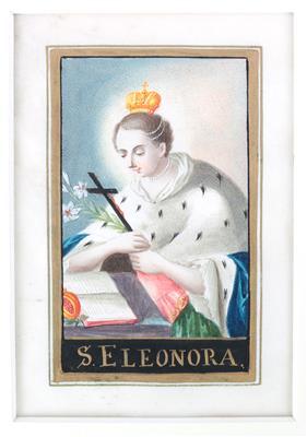 S. Eleonora, - Arte popolare e sculture