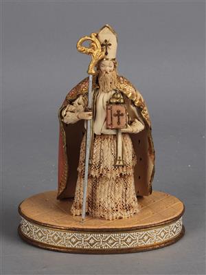 Demel Geschenkkarton mit Tragantfigur, Hl. Nikolaus, - Works of Art