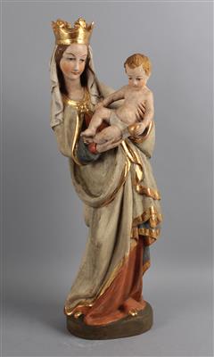 Madonna mit Kind, - Antiquariato