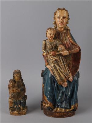 Mariazeller Madonna, - Volkskunst, Skulpturen und Fayencen