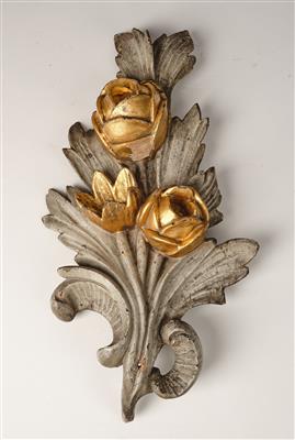 Barock Ornament mit Rosen, - Antiquariato