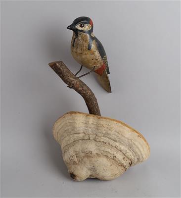 Holzvogel, Buntspecht, - Antiquariato