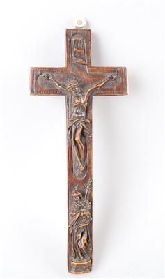 Reliquienkreuz, - Volkskunst, Skulpturen und Fayencen