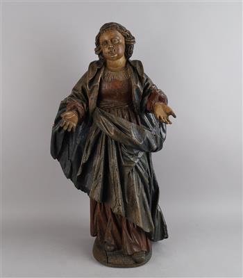 Weibliche Heilige, - Arte popolare, sculture e maioliche