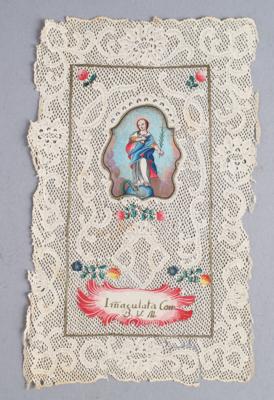 Spitzenbild Immaculata, - Arte popolare e religiosa, sculture e maioliche