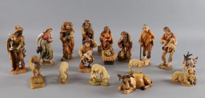 ANRI- W. Bacher Krippenfiguren, - Volkskunst, Skulpturen, Fayencen und Weihnachtskrippen