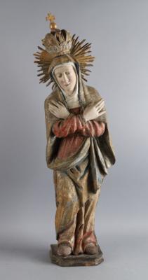 Hl. Maria, - Volkskunst, Skulpturen, Fayencen und Weihnachtskrippen