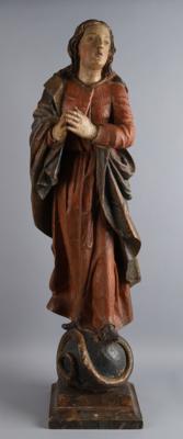 Maria Immaculata, - Folk art, sculptures, faiences and Christmas cribs