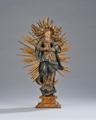 Maria Immaculata, - Folk Art, Sculptures & Faiences