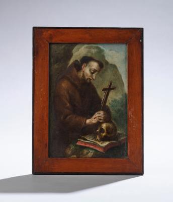 Hl. Franz von Assisi, - Starožitnosti, lidové umění, skulptura a fajáns