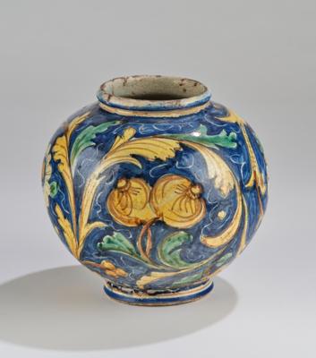 Vase, Caltagirone, 17./18. Jh., - Folk Art, Sculptures & Faiences