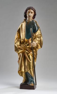 Franz Barwig d. Ä. (Schönau 1868 - 1931 Wien) - Apostel oder Hirte, - Antiquitäten, Volkskunst, Skulpturen & Fayencen