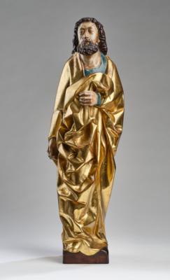 Franz Barwig d. Ä. (Schönau 1868 - 1931 Wien) - Hl. Joseph, - Arte popolare e religiosa, sculture e maioliche