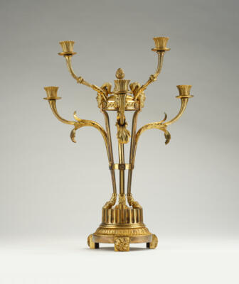 Fünfflammiger Ludwig XVI. - Kandelaber, - Antiques, folk art, sculptures & faience