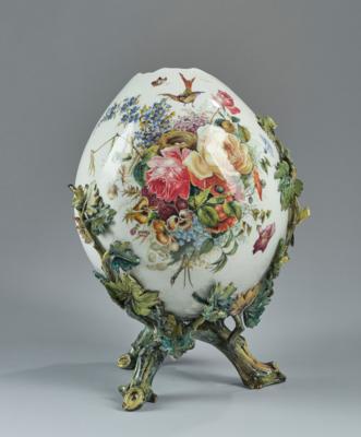 Vase in Form eines großen Eis, Manufaktur Viero, Nove, - Antiquariato, arte popolare, sculture e maioliche