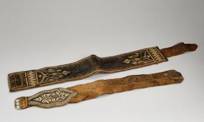Zwei Trachtengürtel, 19. Jh., - Antiques, folk art, sculptures & faience