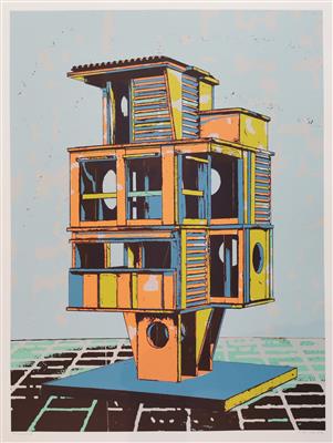 Lorenz Estermann, Tower II, E 504 - Griffelkunst Editionsreihe Hamburg, 2014 - Artists for Children Charity-Kunstauktion