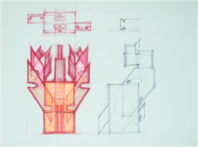 Helmuth Gsöllpointner, Studien zu einer Expansions-Plastik, 1970 - Artists for Children Charity-Kunstauktion