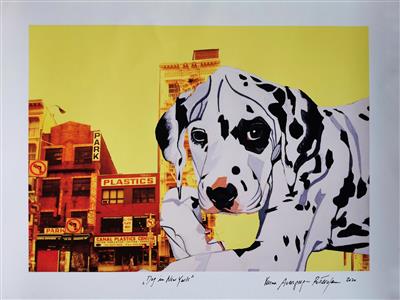 Verena Auersperg-Rotterdam, "DOG IN NEW YORK", 2020 - Artists for Children Charity-Kunstauktion