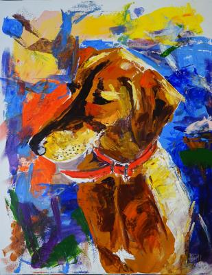 Hannah Schwanzer, GUARD DOG, 2011 - Artists for Children Charity Art Auction