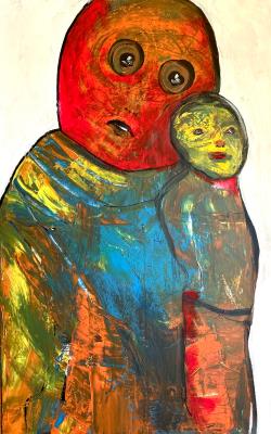 Kriechbaum Helmut, "VATERTAG", 2022 - Artists for Children Charity Art Auction