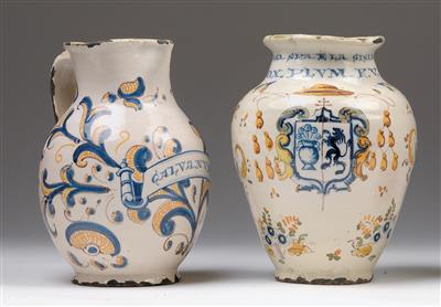 Two 18th/19th century Majolica pharmacy Jars - Strumenti scientifici e globi d'epoca