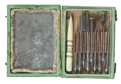 A c. 1840 Dental kit - Strumenti scientifici e globi d'epoca