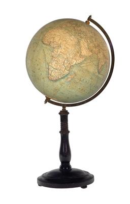 A W. Herlet terrestrial Globe - Strumenti scientifici e globi d'epoca