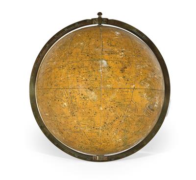 A J. G. Klinger Kunsthandlung Nuremberg celestial Globe - Historické vědecké přístroje a globusy