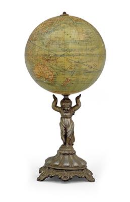 A c. 1910 L. J. Heymann Berlin terrestrial Globe - Historické vědecké přístroje a globusy