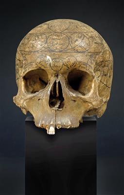 A Phrenology Skull after Franz Joseph Gall (1758–1828) - Historické vědecké přístroje a globusy