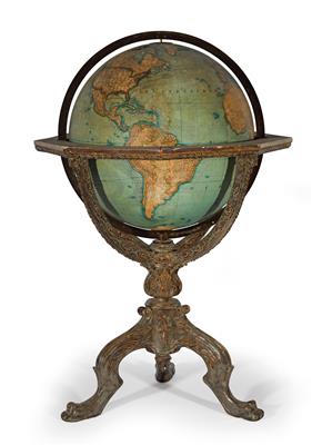 A rare 1873 Carl Adami and Heinrich Kiepert terrestrial Globe - Strumenti scientifici e globi d'epoca