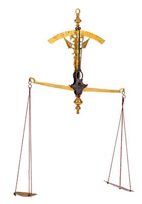 18th century gilt brass Scales - Antique Scientific Instruments and Globes