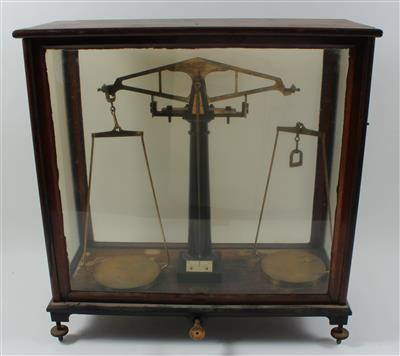 A c. 1900 analytic beam Balance - Antique Scientific Instruments and Globes, Cameras