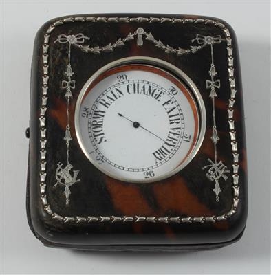 A 19th century English Barometer - Historické vědecké přístroje a globusy, fotoaparáty
