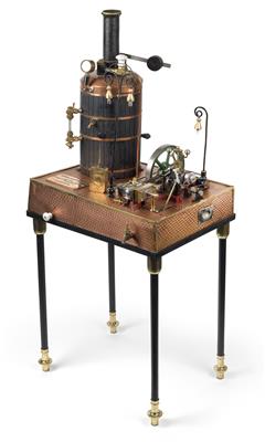 A steam Engine - Antique Scientific Instruments and Globes, Cameras