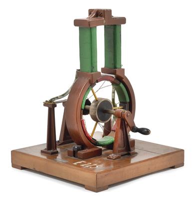 A c. 1900 Dynamo Model - Historické vědecké přístroje a globusy, fotoaparáty