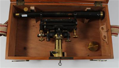A large c. 1890 Starke & Kammerer surveying Level - Strumenti scientifici e globi d'epoca, macchine fotografiche