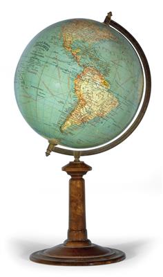 A 1926 Dietrich Reimer Berlin Terrestrial Globe - Historické vědecké přístroje a globusy, fotoaparáty