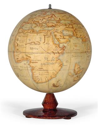 A c. 1923 Manuscript Terrestrial Globe - Historické vědecké přístroje a globusy, fotoaparáty