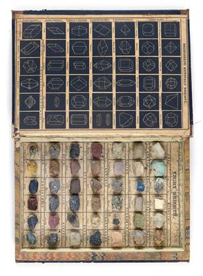 Mineralogische Sammlung in Buchkassette - Historische wissenschaftliche Instrumente, Modelle und Globen, Fotoapparate