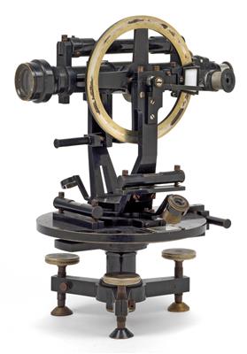 A c. 1900 Neuhöfer & Son Vienna Theodolite - Historické vědecké přístroje a globusy, fotoaparáty