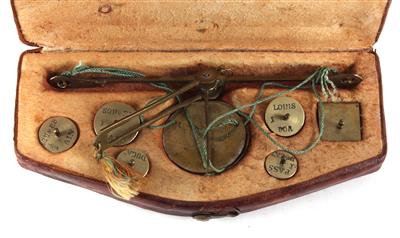 A c. 1800 Coin Scale - Historische wissenschaftliche Instrumente und Globen - Klassische Fotoapparate und Zubehör