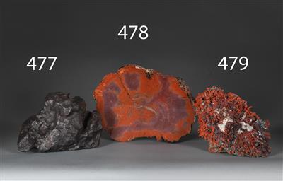 Quartzcrystals with Hematite overlay - Strumenti scientifici e globi d'epoca