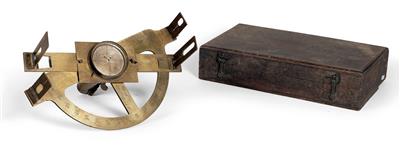 Seltener Graphometer von Johann Christoph Voigtländer (1732-1797) - Historische wissenschaftliche Instrumente und Globen - Klassische Fotoapparate und Zubehör