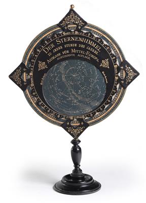 Drehbare Sternkarte von A. Klippel - Historische wissenschaftliche Instrumente und Globen - Klassische Fotoapparate und Zubehör