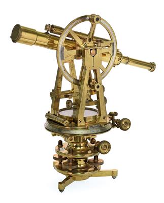 A large Mining Theodolite - Strumenti scientifici, globi d'epoca e macchine fotografiche