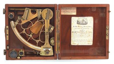 An English Sextant - Antique Scientific Instruments, Globes and Cameras