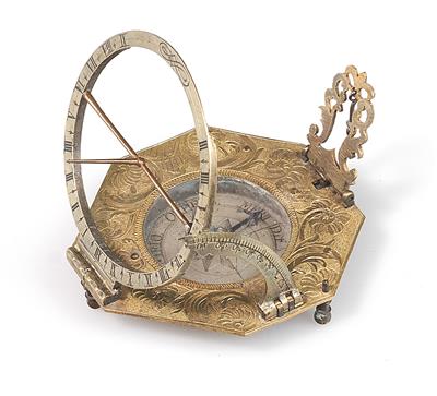 A mid 18th century equinoctial Sundial - Antique Scientific Instruments, Globes and Cameras